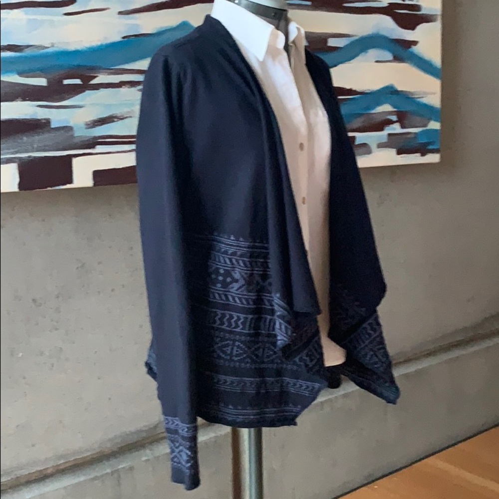 Lucky Brand Wrap Sweater Cardigan - Picture 2 of 15